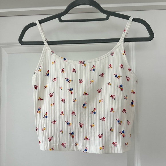 Old Navy Tops - Floral White tank Top